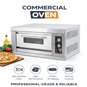 Gas one Deck Baking Oven 2 Trays oven,