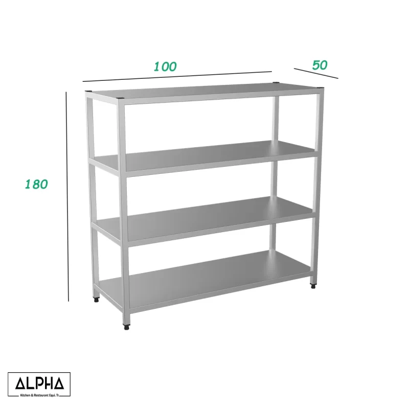 stand with 4 shelves