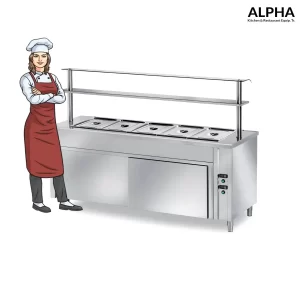 Bain Marie with hot cabinet 5