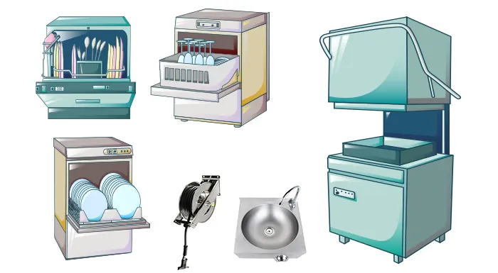 dishwashing icon | restaurant kitchen equipment Dubai | Restaurant Kitchen Equipment | commercial kitchen equipment