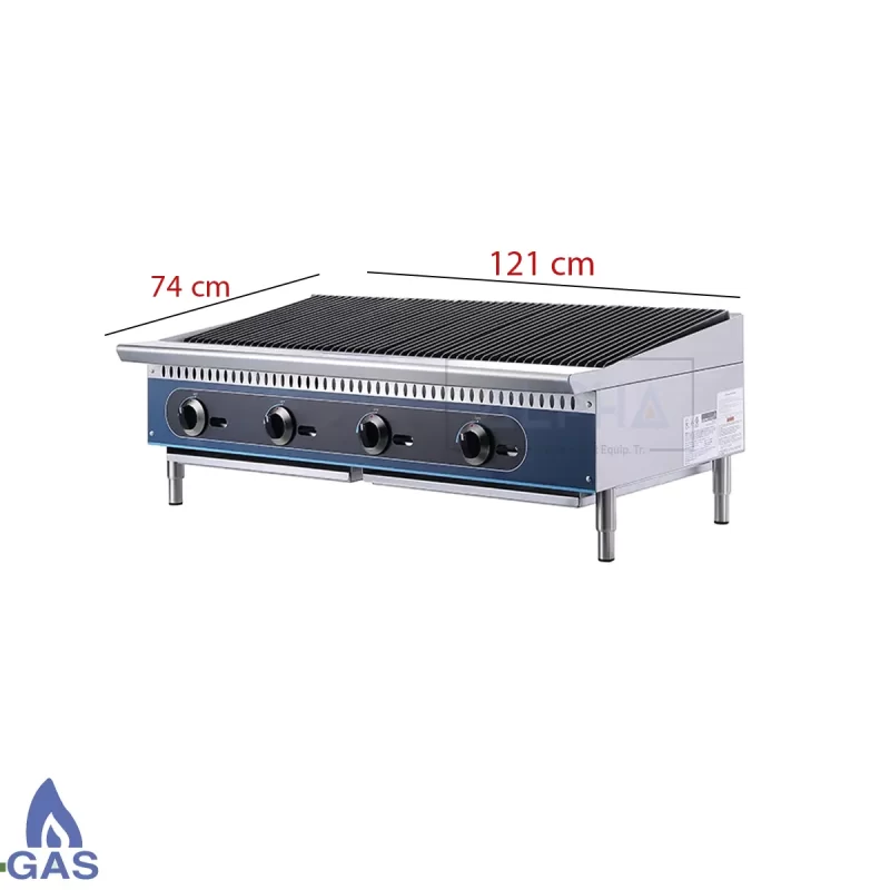 Gas Charbroiler grill 121cm