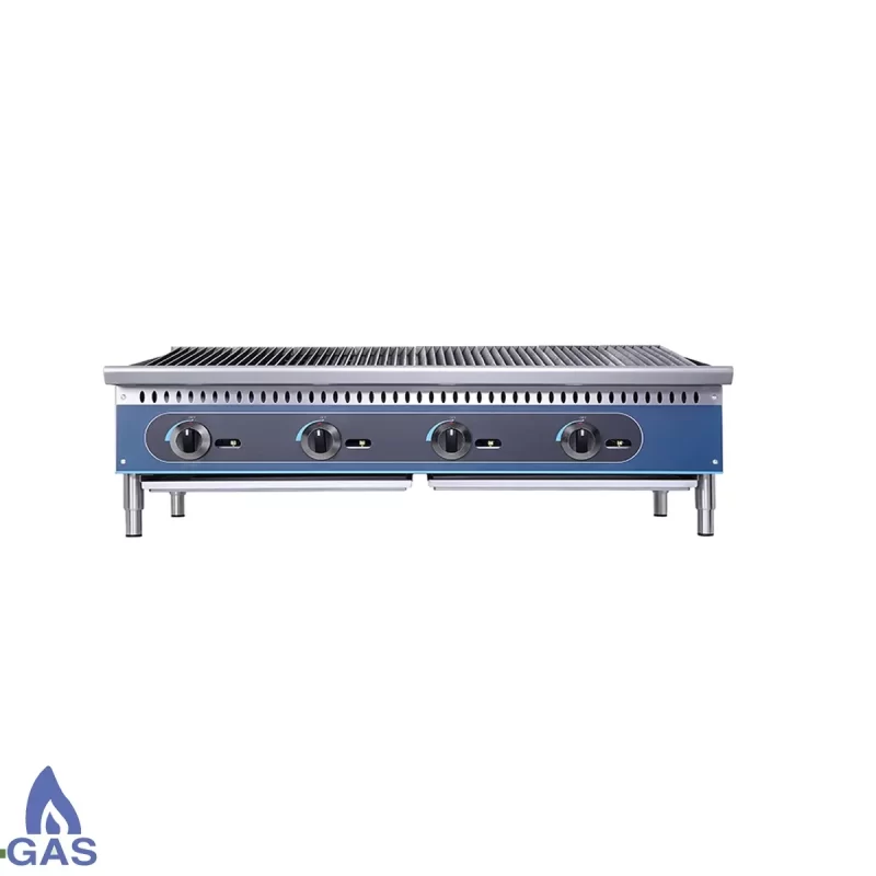 Gas Charbroiler grill 121cm front