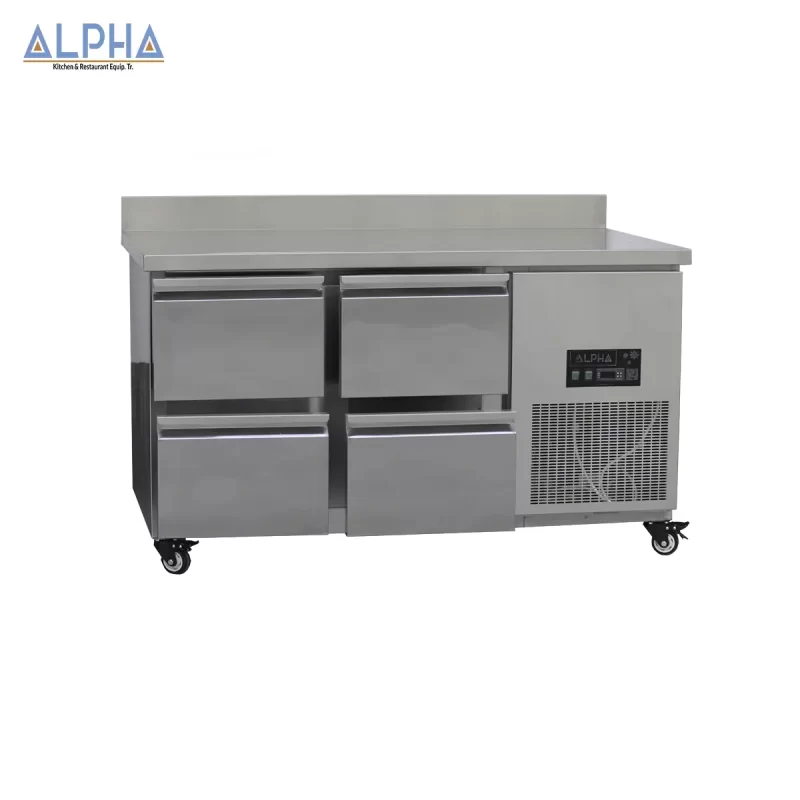 counter top chiller with 4 drawers 136 | restaurant kitchen equipment Dubai | Restaurant Kitchen Equipment | commercial kitchen equipment