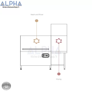 Conveyor Dishwasher AC2 Comenda 3
