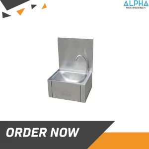 HAND WASH SINK KNEE, Hand wash sink , knee operated hand wash sink, Commercial Kitchen Knee Operated Stainless Steel Hand Wash Sink Includes Tap and Splashback 40x32x57cm , Best Hand wash in the market , Cheap hand wash , affordable hand wash sink