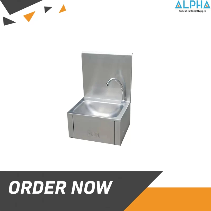 HAND WASH SINK KNEE, Hand wash sink , knee operated hand wash sink, Commercial Kitchen Knee Operated Stainless Steel Hand Wash Sink Includes Tap and Splashback 40x32x57cm , Best Hand wash in the market , Cheap hand wash , affordable hand wash sink