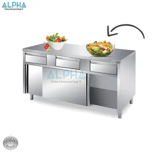 stainless steel cabinets, horizontal drawers, custom cabinets, industrial cabinets, commercial cabinets, food service equipment, healthcare storage, laboratory storage, durable cabinets, customizable storage