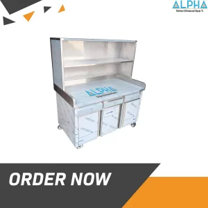 Ss Service Station Counter, steel fabricator in UAE , Stainless steel fabrication company in UAE
