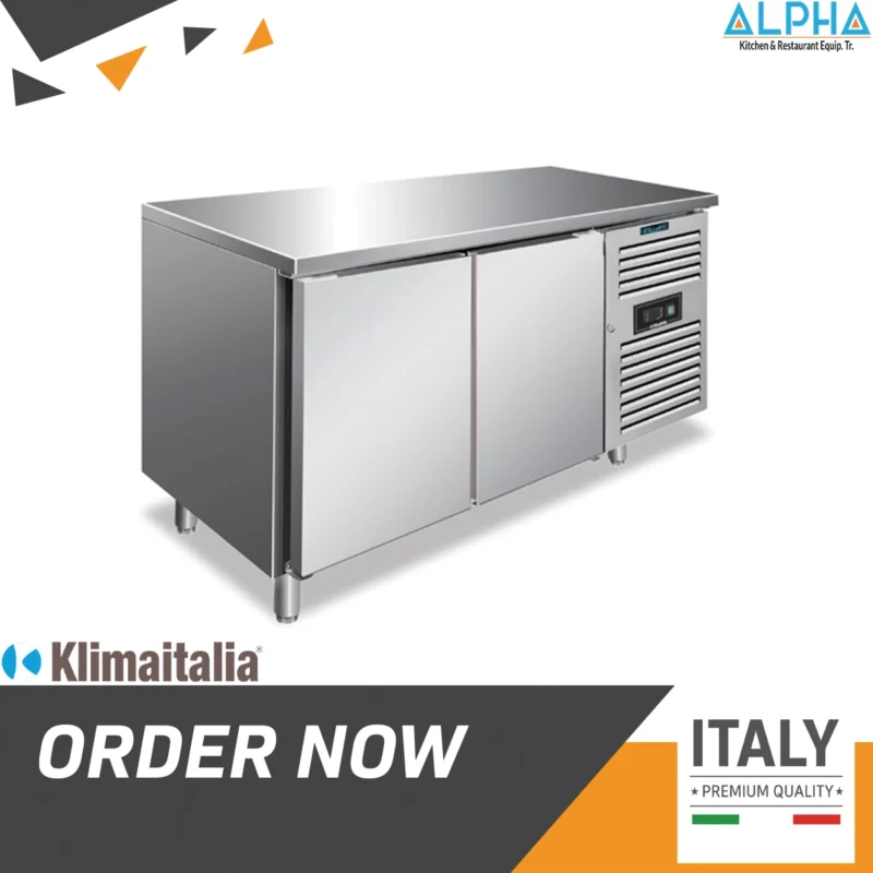 2 Door Refrigerated Counter,