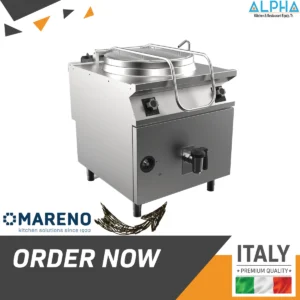 Gas Boiling Pan 150 Litres, Direct Heating Boiling Pan, Industrial Kitchen Boiling Pan, Commercial Gas Cooking Equipment