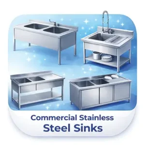 Commercial Stainless Steel Sinks