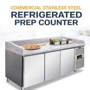 Pizza Counter Chiller 3 Doors with Granite Top, UAE, CHillers in Doha